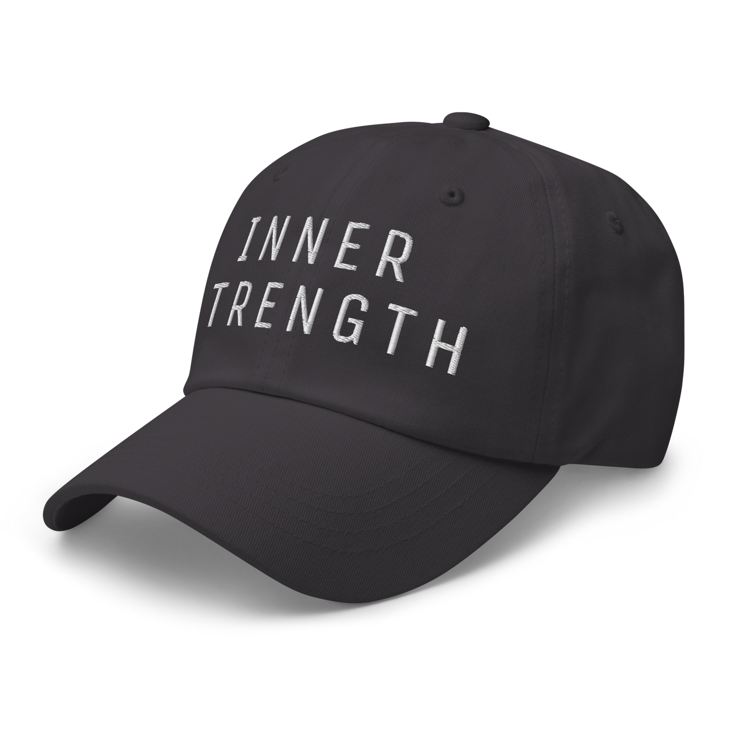 Black Inner Strength embroidered dad hat promoting Stoicism