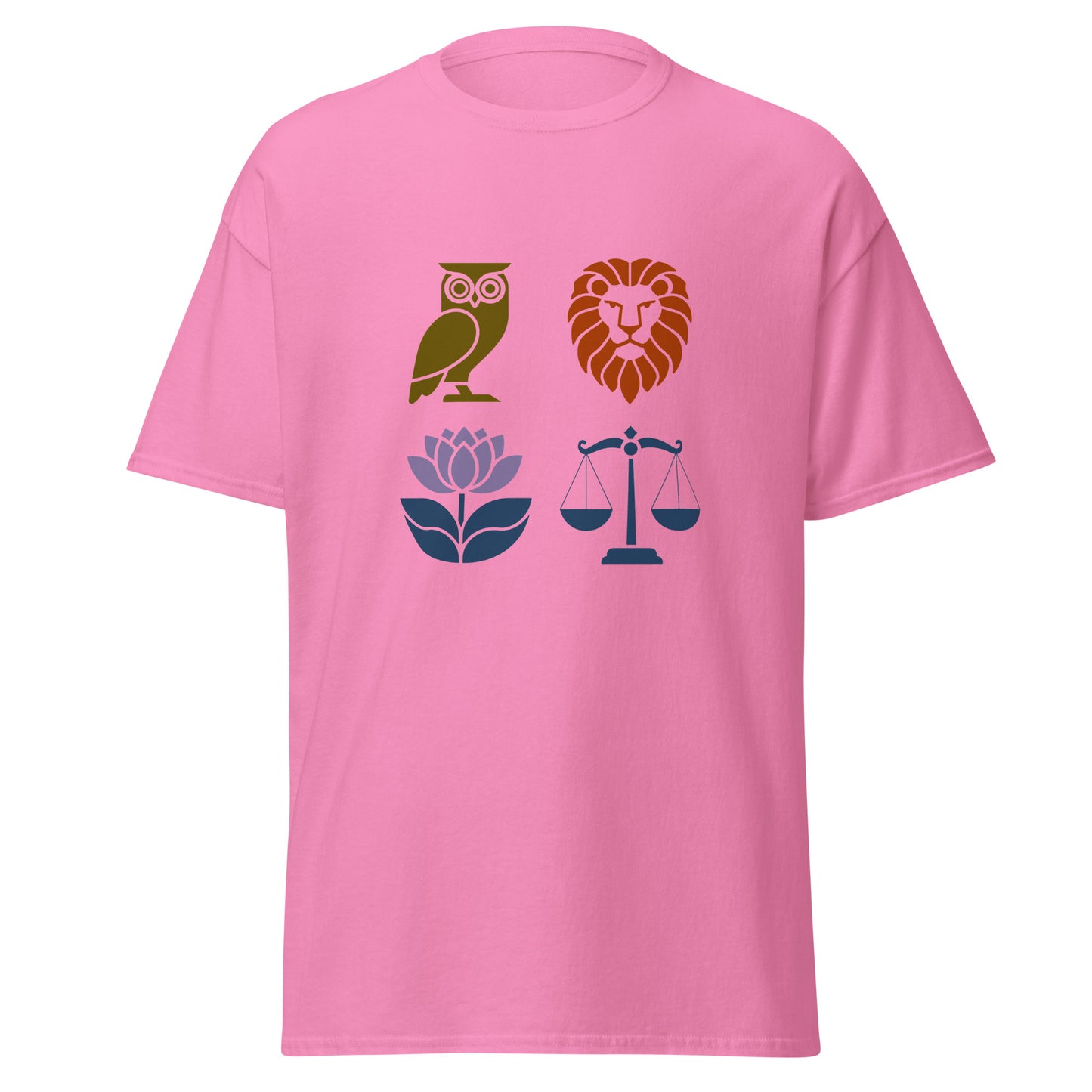 Stoic Virtues:Emblems of Wisdom, Courage, Justice, Temperance T-Shirt