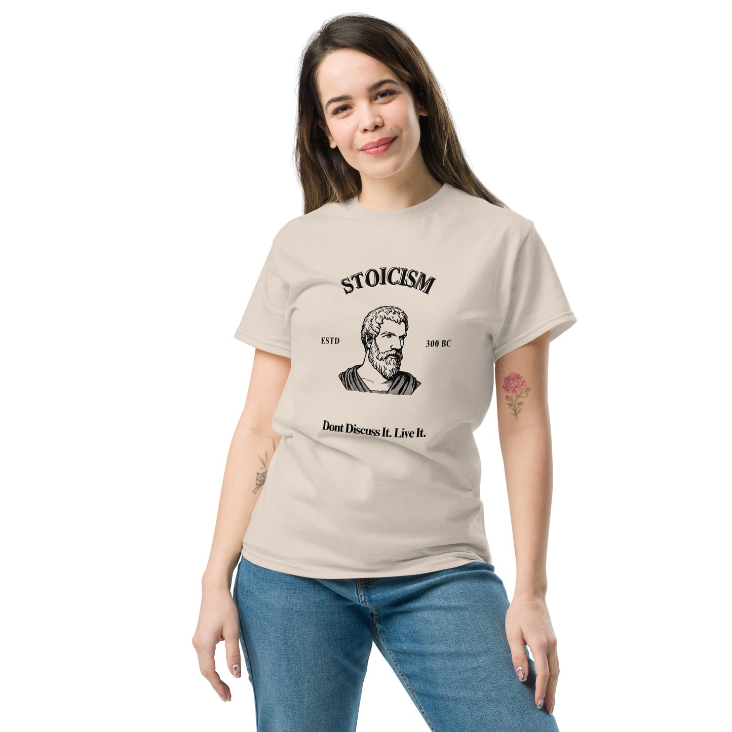 Stoicism: Don't Discuss It. Live It. T-Shirt