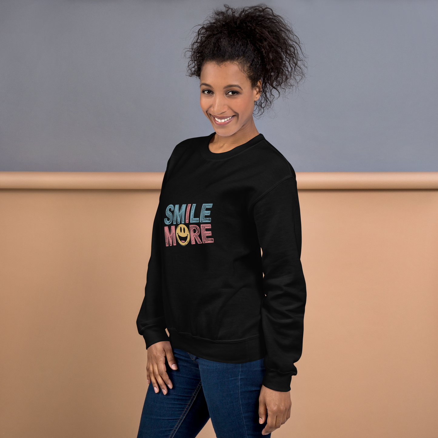 Smile More - Positive Vibes Unisex Sweatshirt