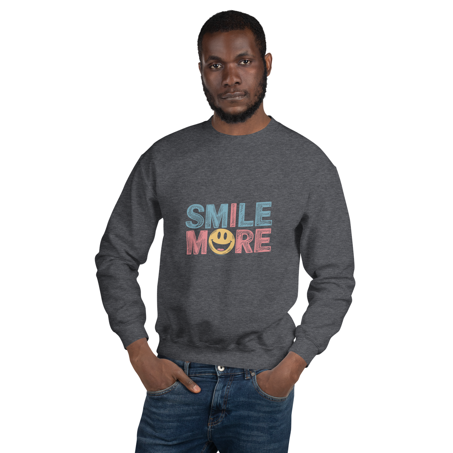 Smile More - Positive Vibes Unisex Sweatshirt