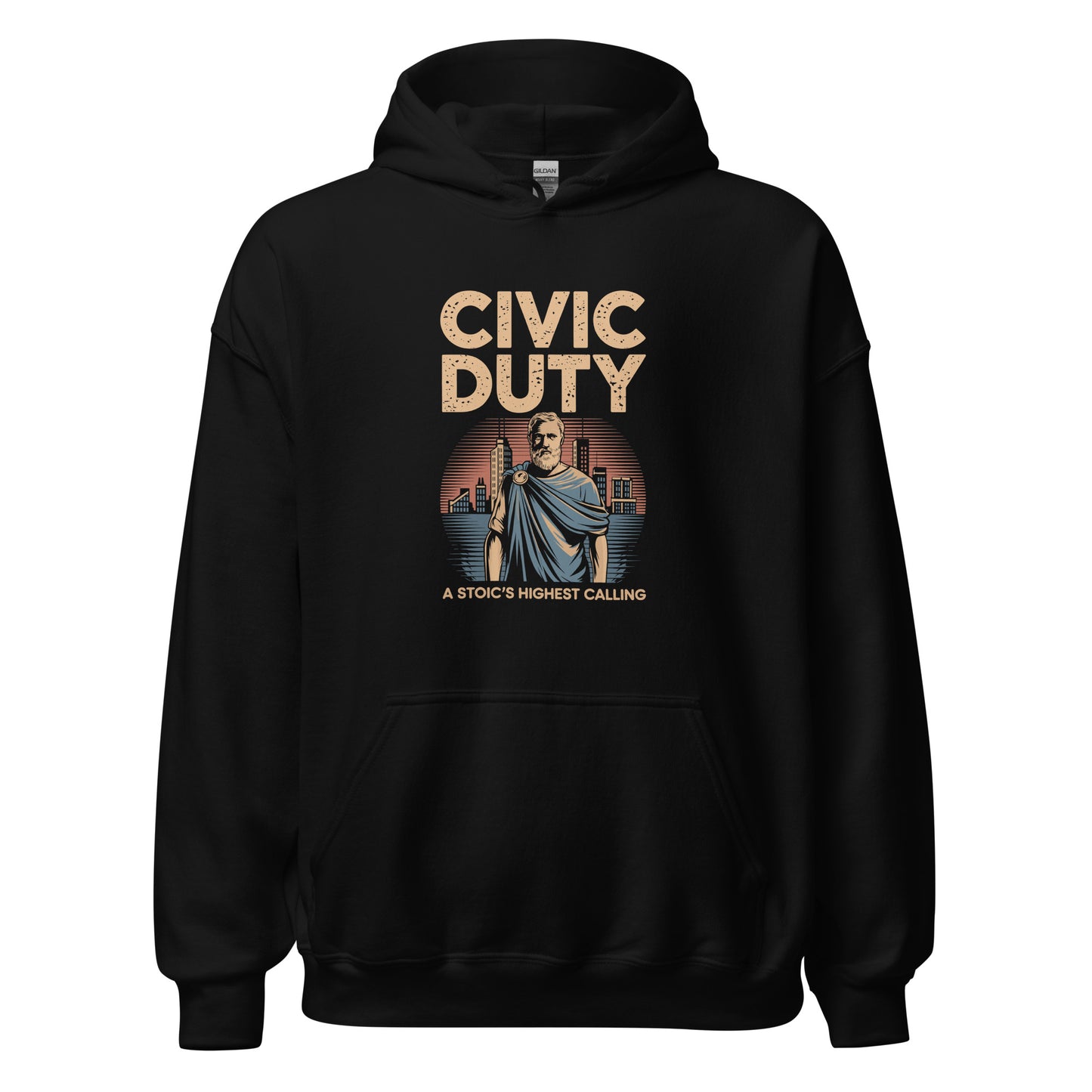 Civic duty: A Stoic's highest calling - Stoicism Hoodie