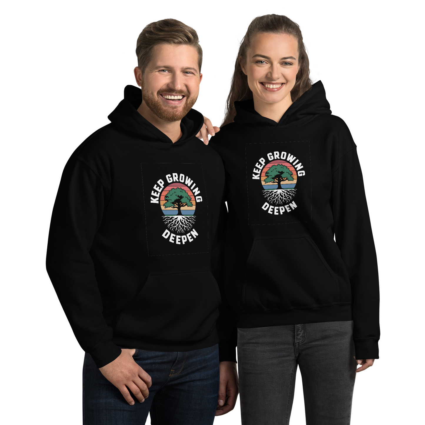 Keep Going, Deepen - Stoicism Unisex Hoodie