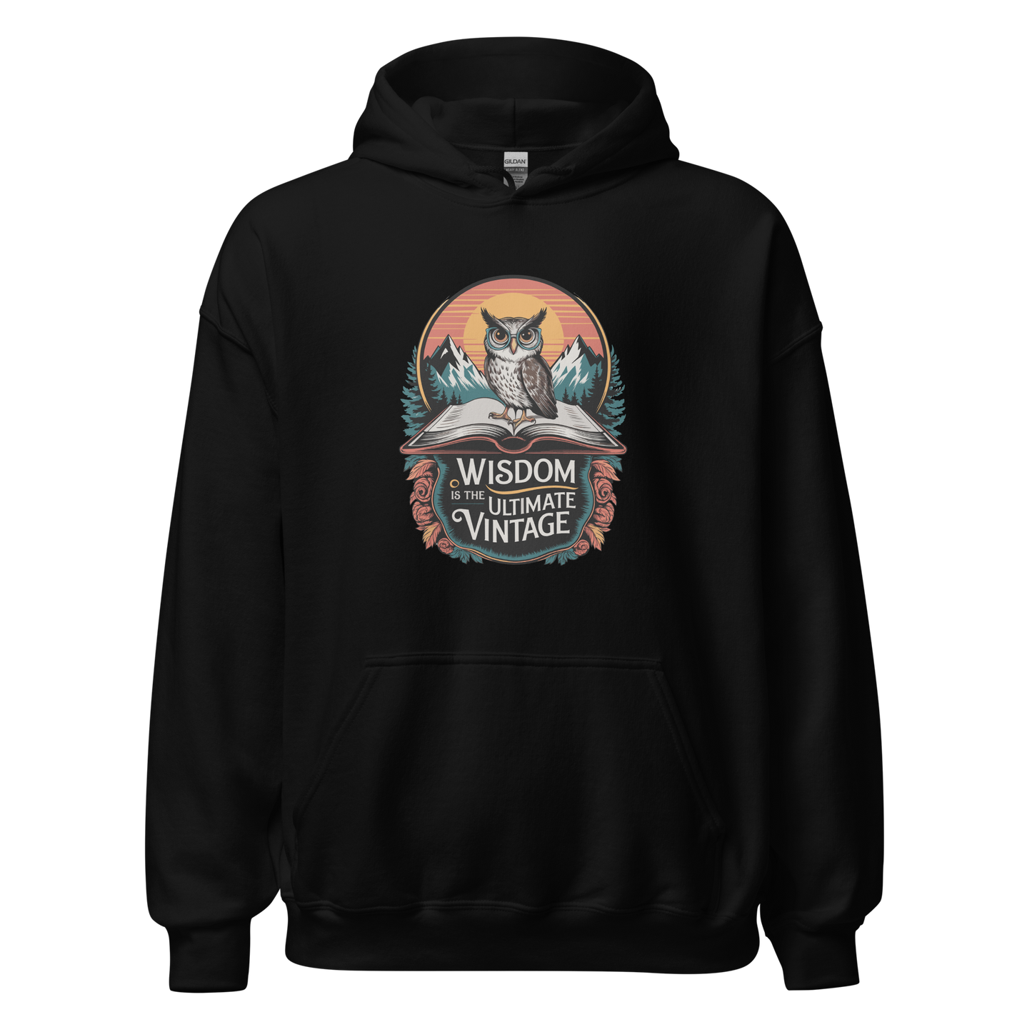 Wisdom Is The Ultimate Vintage - Philosophy Stoicism Unisex Hoodie