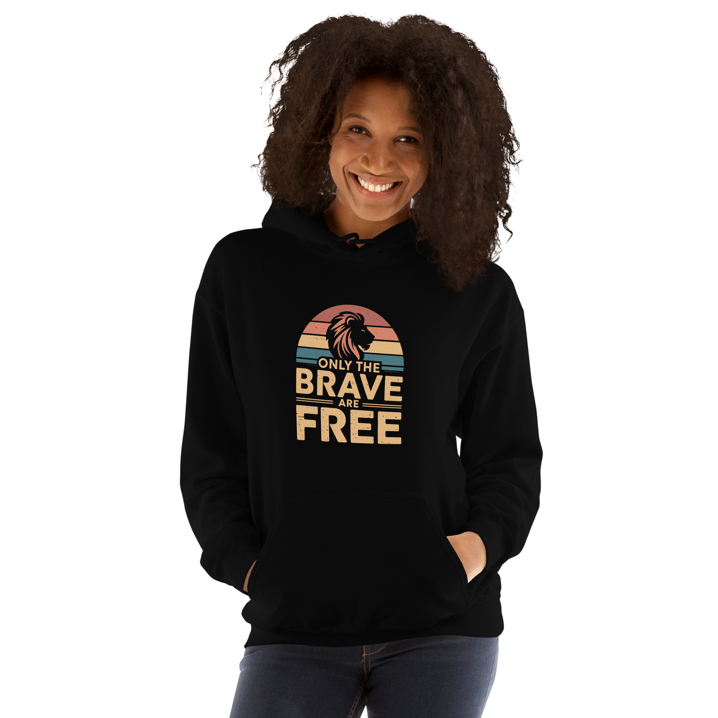 Only The Brave Are Free - Philosophy Stoicism Unisex Hoodie