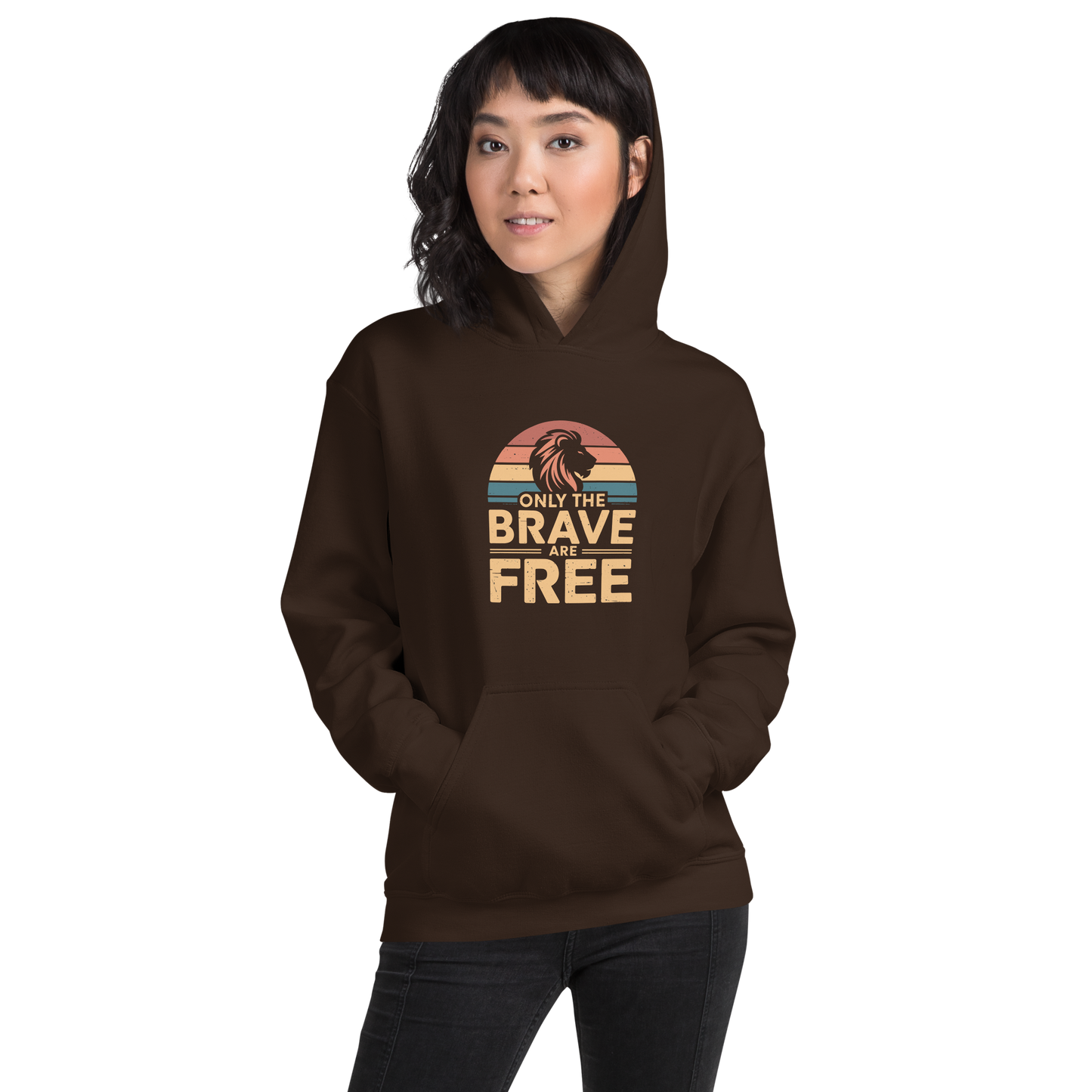 Only The Brave Are Free - Philosophy Stoicism Unisex Hoodie