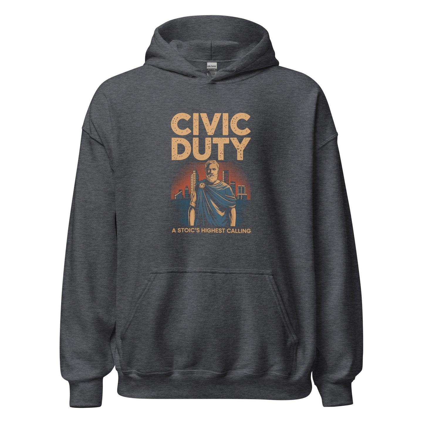 Civic duty: A Stoic's highest calling - Stoicism Hoodie