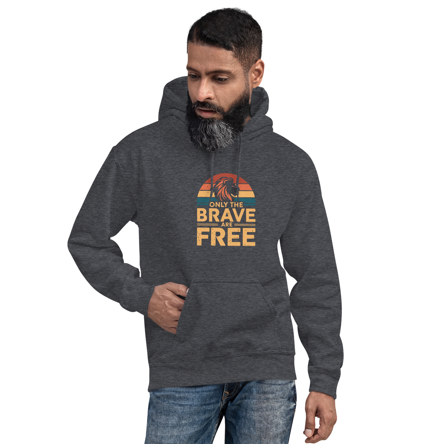 Only The Brave Are Free - Philosophy Stoicism Unisex Hoodie