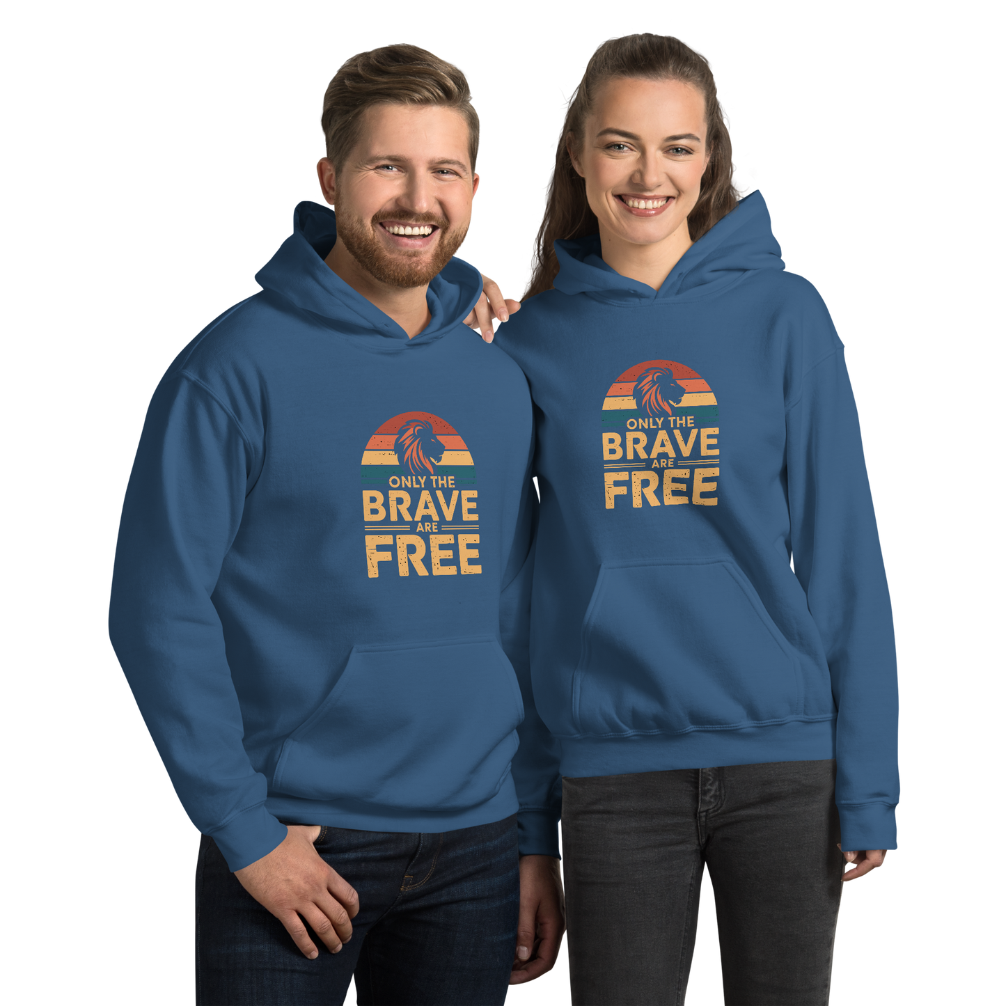 Only The Brave Are Free - Philosophy Stoicism Unisex Hoodie