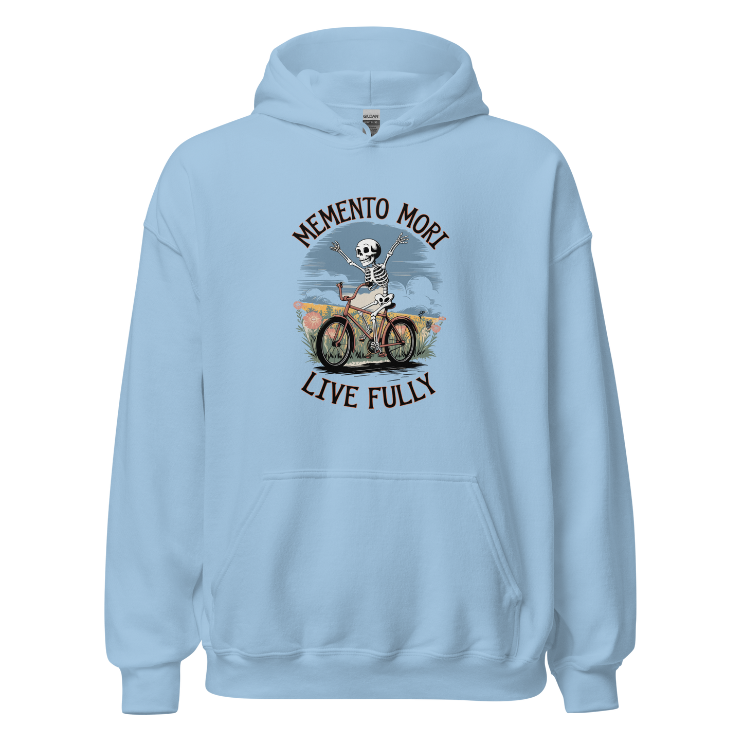 Memento Mori: Live Fully - Positive Stoicism Unisex Hoodie