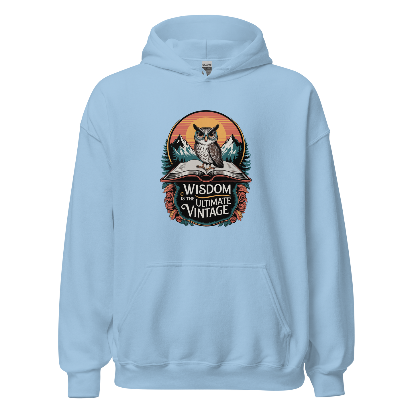 Wisdom Is The Ultimate Vintage - Philosophy Stoicism Unisex Hoodie