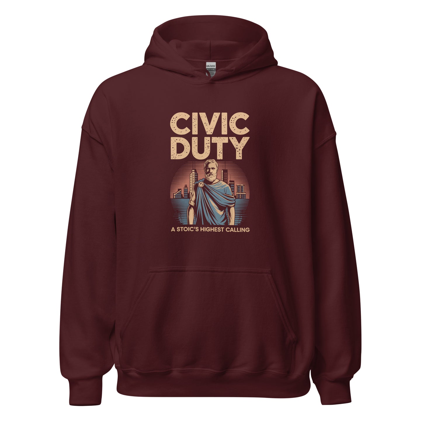 Civic duty: A Stoic's highest calling - Stoicism Hoodie