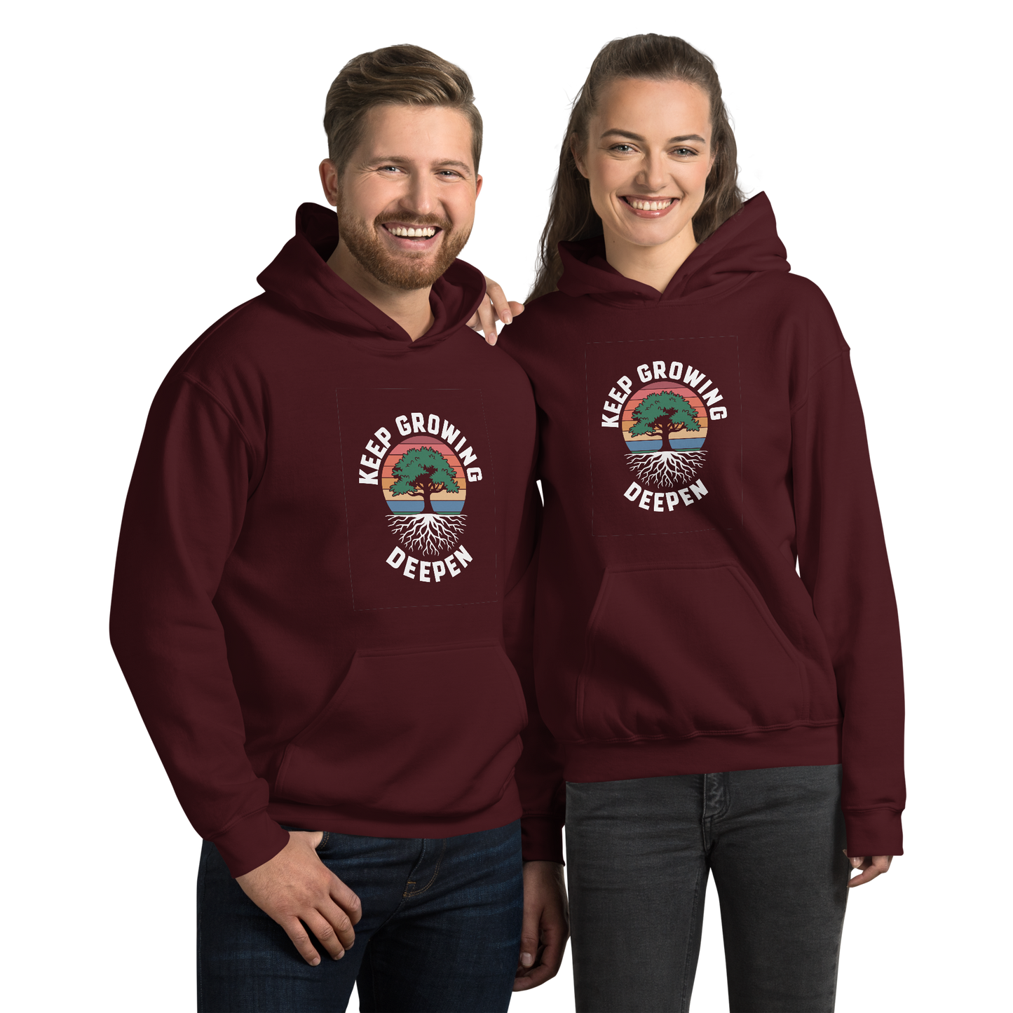 Keep Going, Deepen - Stoicism Unisex Hoodie