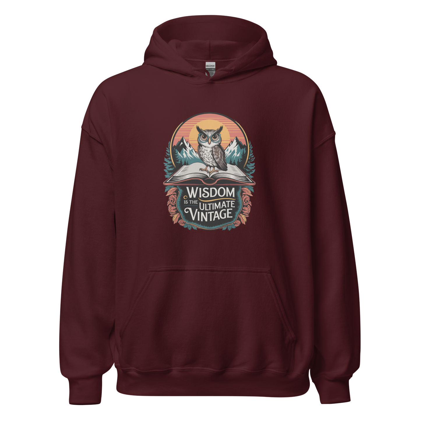 Wisdom Is The Ultimate Vintage - Philosophy Stoicism Unisex Hoodie