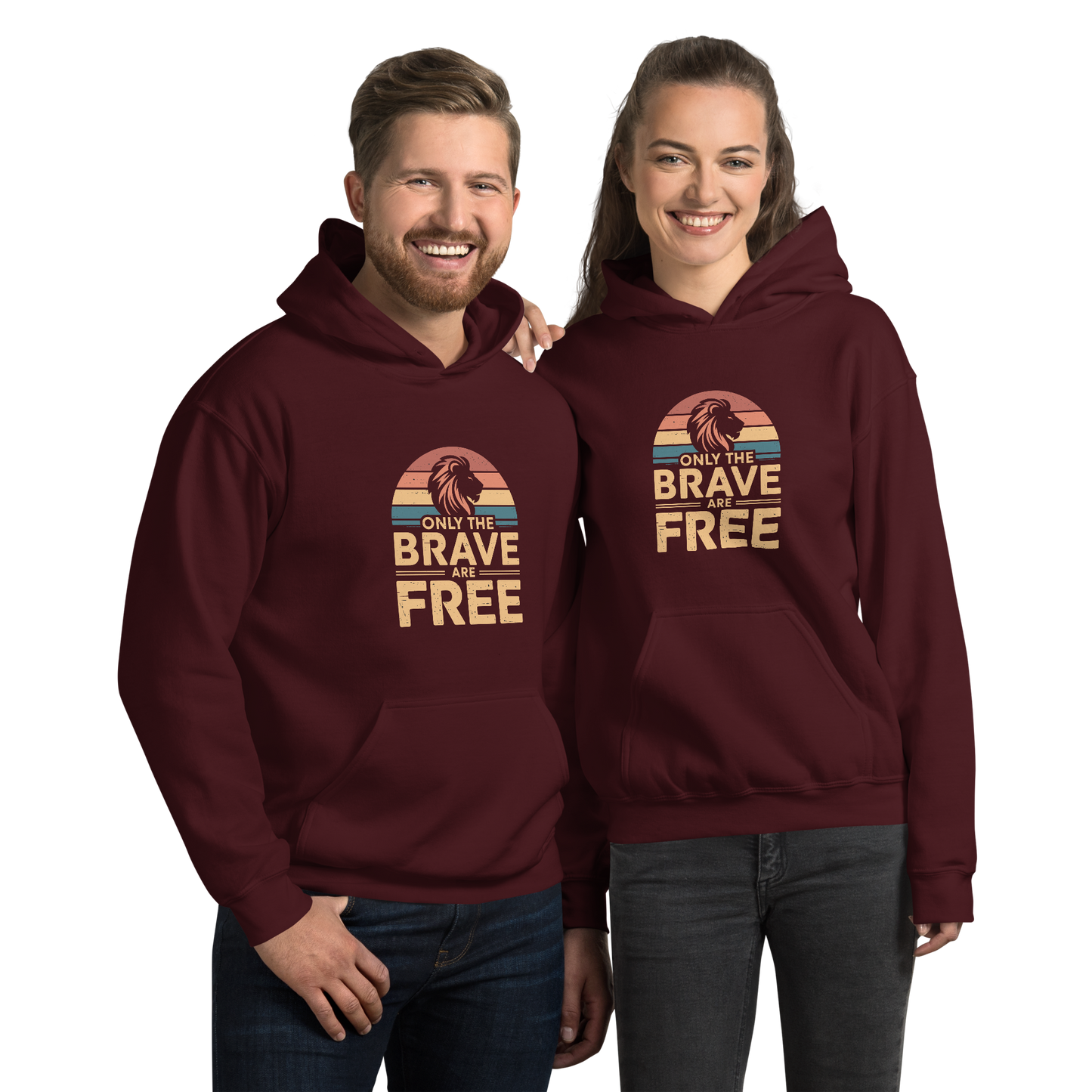 Only The Brave Are Free - Philosophy Stoicism Unisex Hoodie