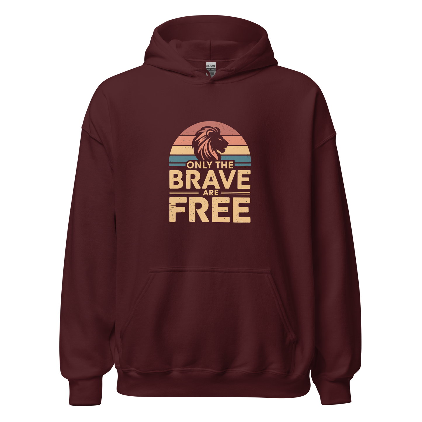 Only The Brave Are Free - Philosophy Stoicism Unisex Hoodie