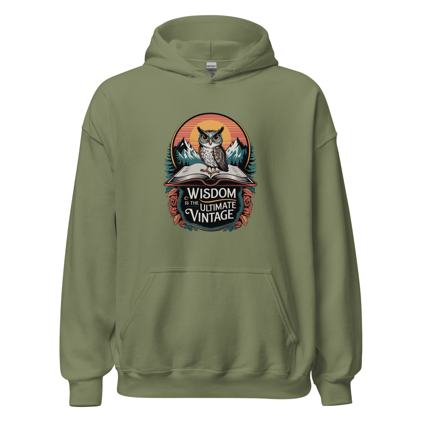 Wisdom Is The Ultimate Vintage - Philosophy Stoicism Unisex Hoodie