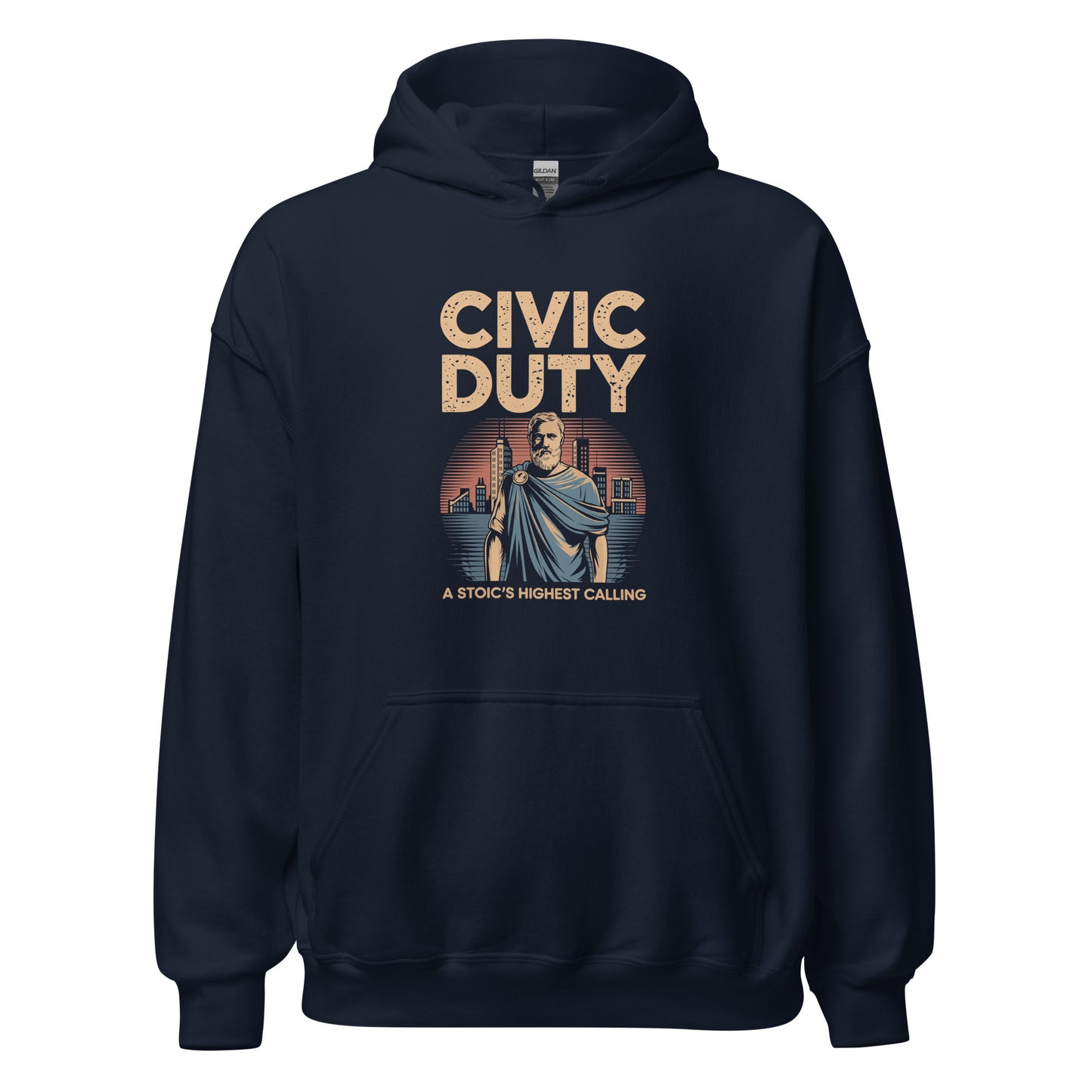 Civic duty: A Stoic's highest calling - Stoicism Hoodie