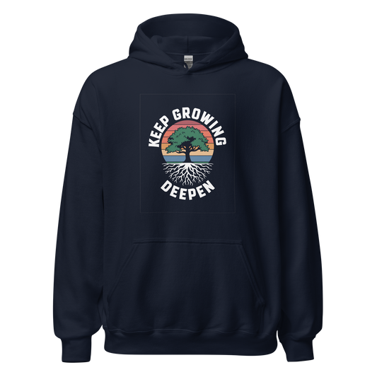 Keep Going, Deepen - Stoicism Unisex Hoodie