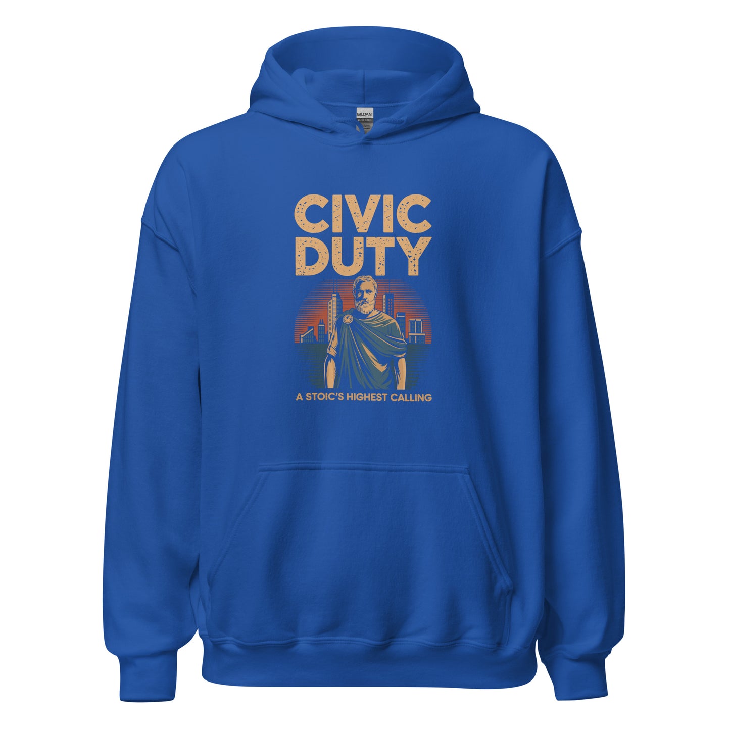 Civic duty: A Stoic's highest calling - Stoicism Hoodie