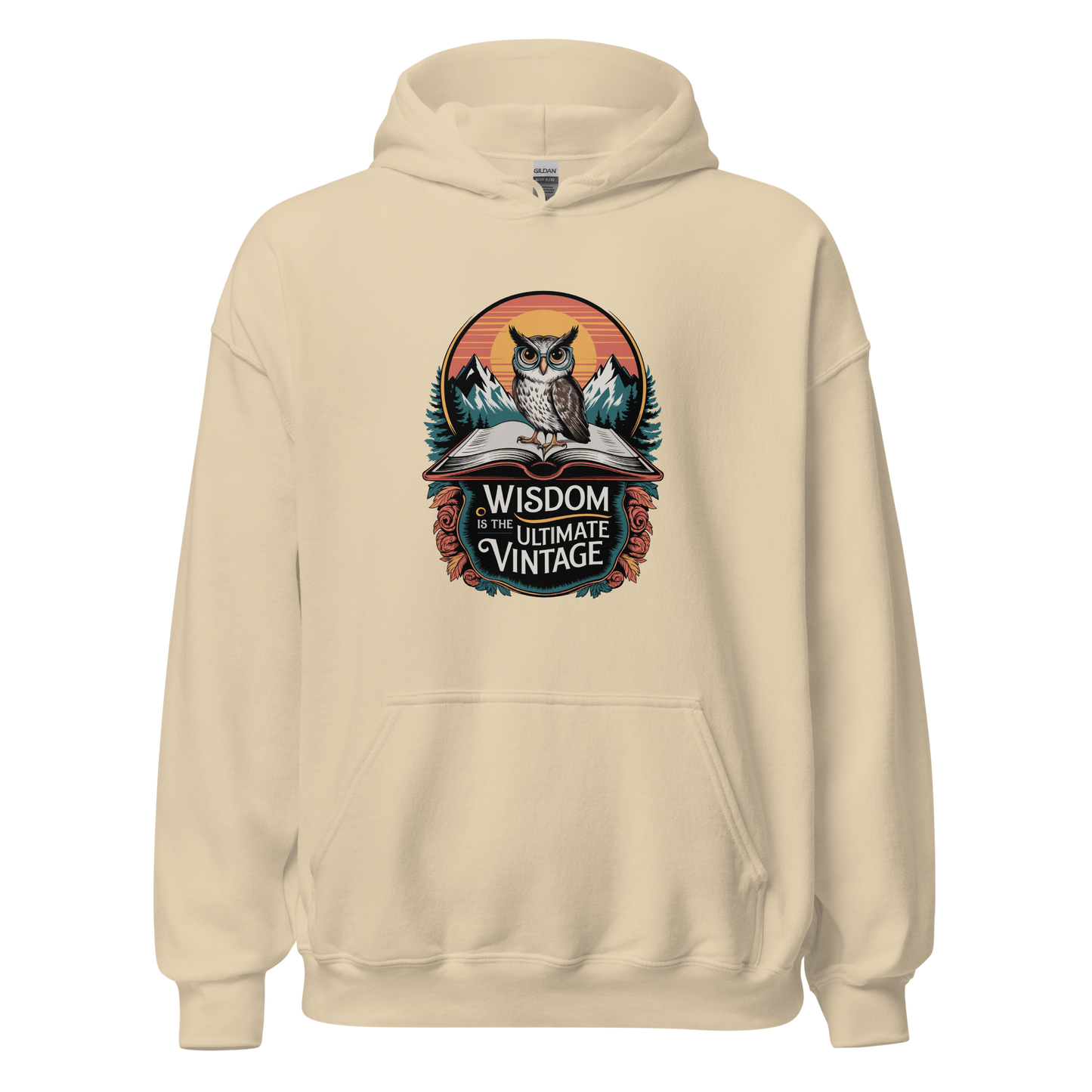 Wisdom Is The Ultimate Vintage - Philosophy Stoicism Unisex Hoodie