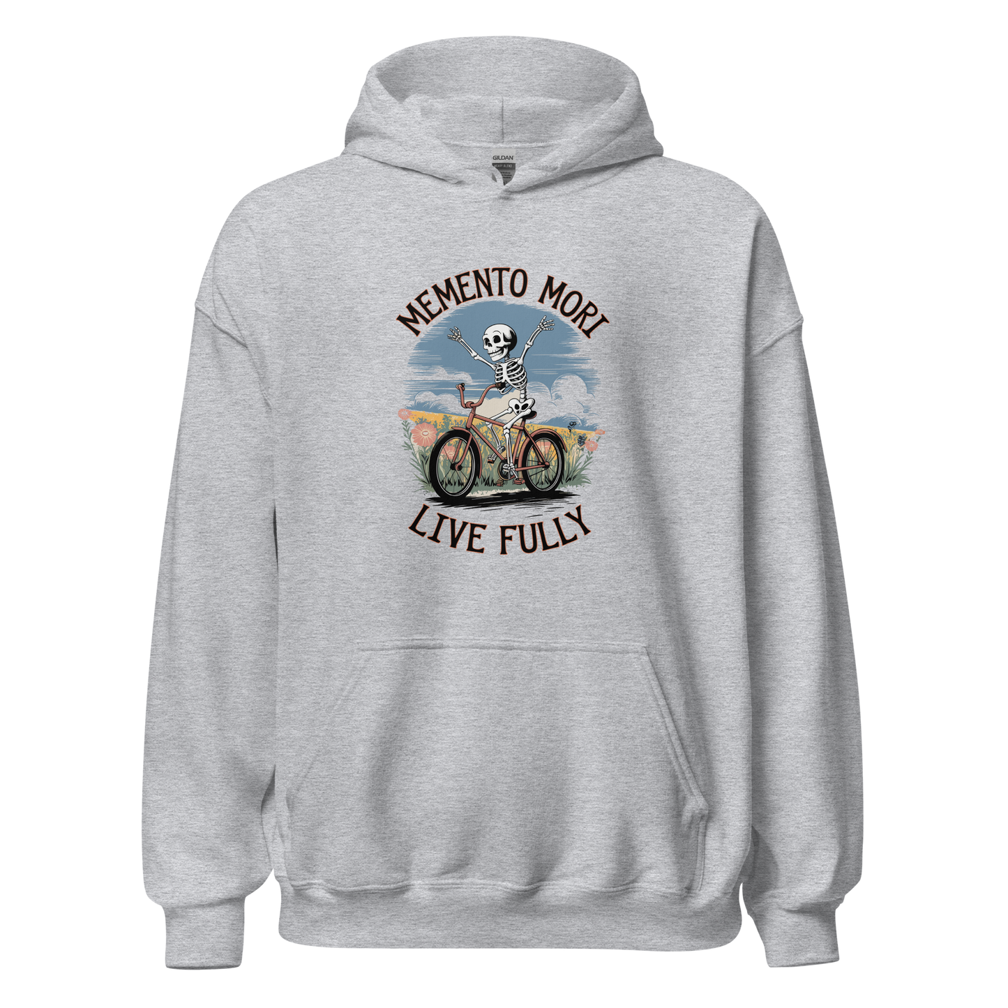 Memento Mori: Live Fully - Positive Stoicism Unisex Hoodie