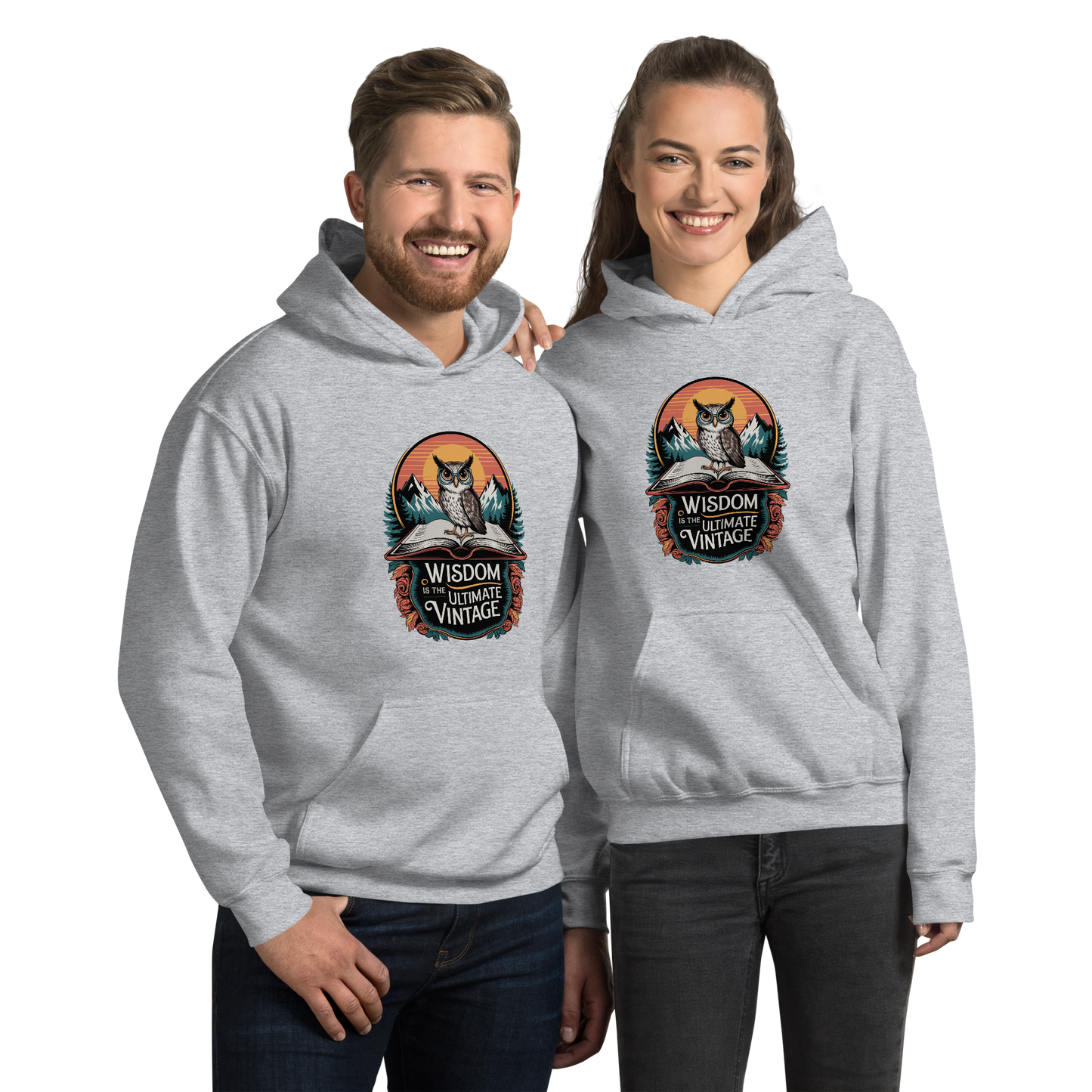 Wisdom Is The Ultimate Vintage - Philosophy Stoicism Unisex Hoodie